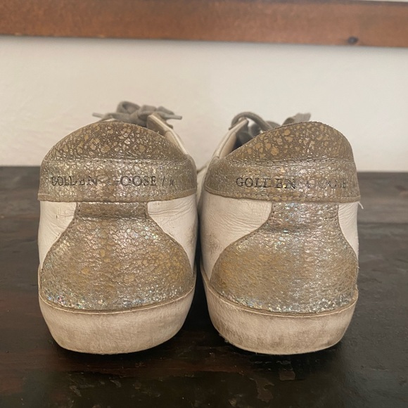 Golden Goose Super Star - gold sequin star size 39 - Picture 4 of 8